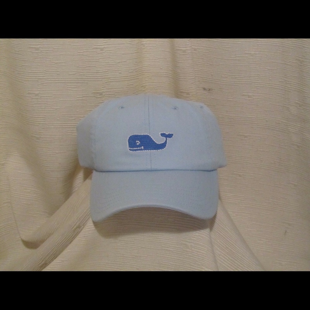 Vineyard Vines Large Whale on Blue Hat